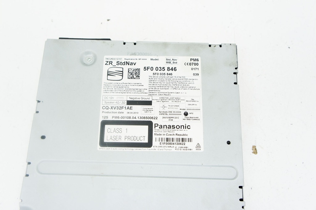 фото №5, Rf126 seat leon iii fr считыватель media sd 5f0035846