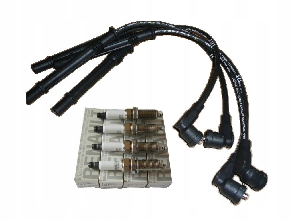 фото №1, Свечи зажигания провода зажигания renault clio kangoo modus thalia twingo 1.2 16v