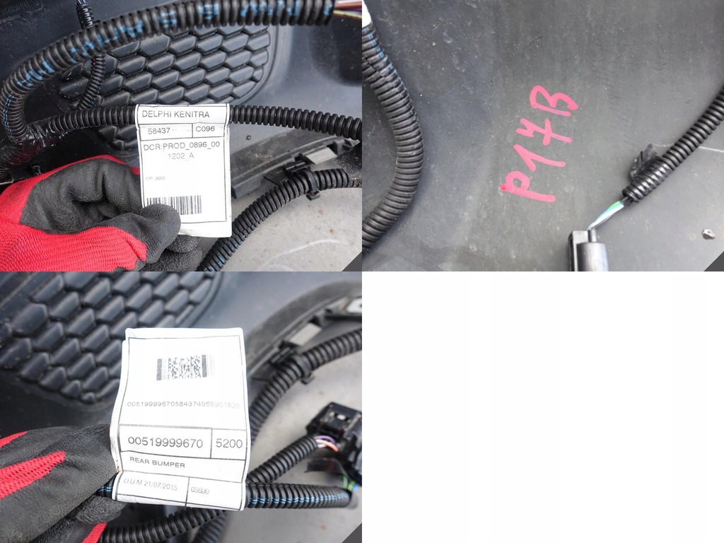 фото №12, Jeep renegade limited 14- бампер+ джгут 6xpdc задня