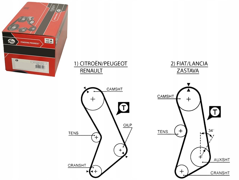 фото №1, Ремень распределительного вала lancia delta i 1.3 831ab0