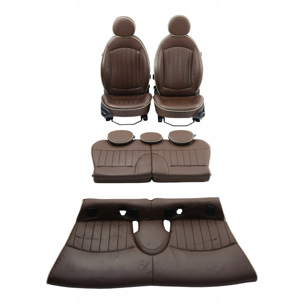 фото №1, Mini r57 cabrio сиденья комплект sport кожа коричневая