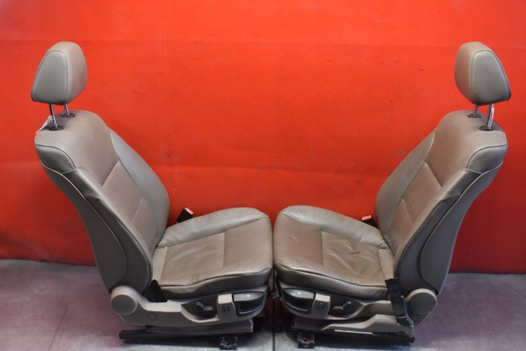 фото №14, Сиденье сиденья комплект обшивка обшивки кожаный bmw e61 03-10