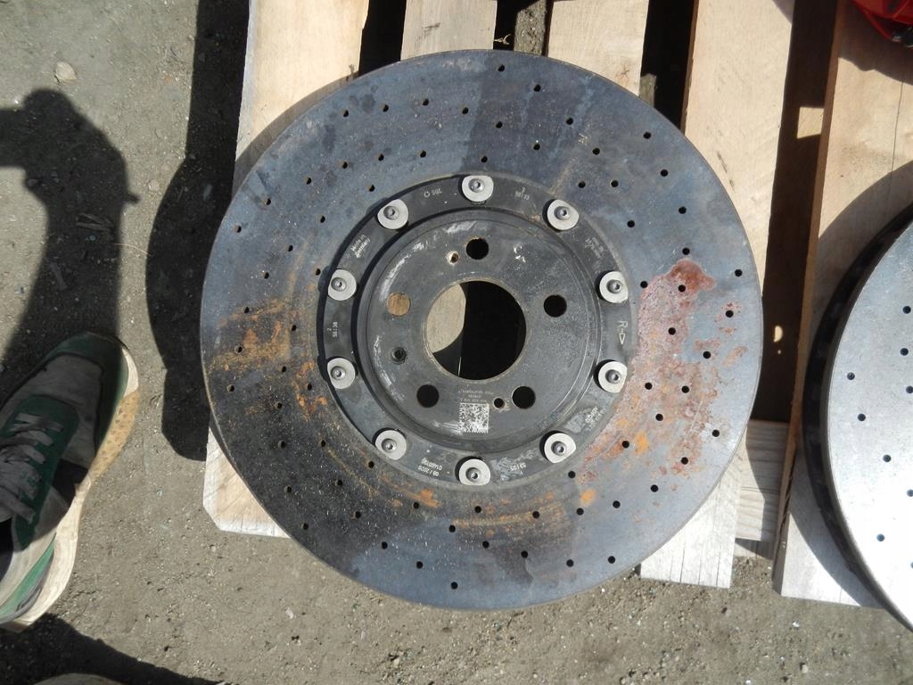 фото №7, Audi rs5 8w rs6 rs7 гальмівні диски ceramika супорти комплект 4k0615301l