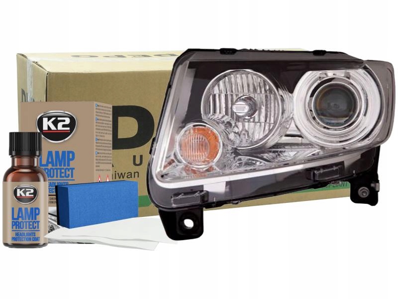 фото №5, Фара левый jeep compass 2006- новый europa