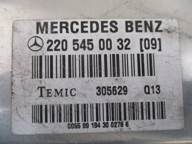 фото №4, Mercedes s w220 модуль подвеска 2205450032