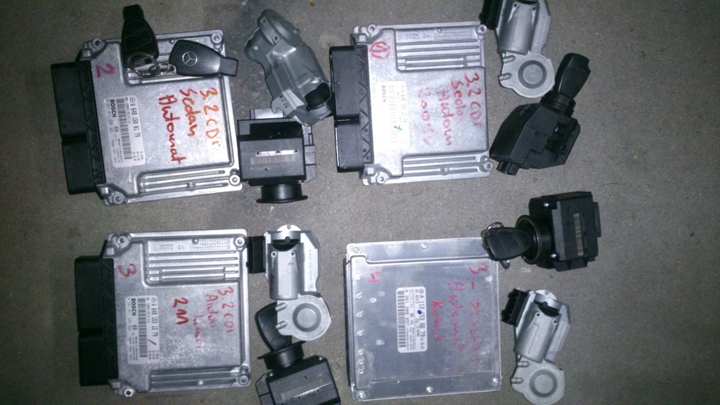 фото №1, Набор стартовый замок зажигания do mercedesa w 211 3.2