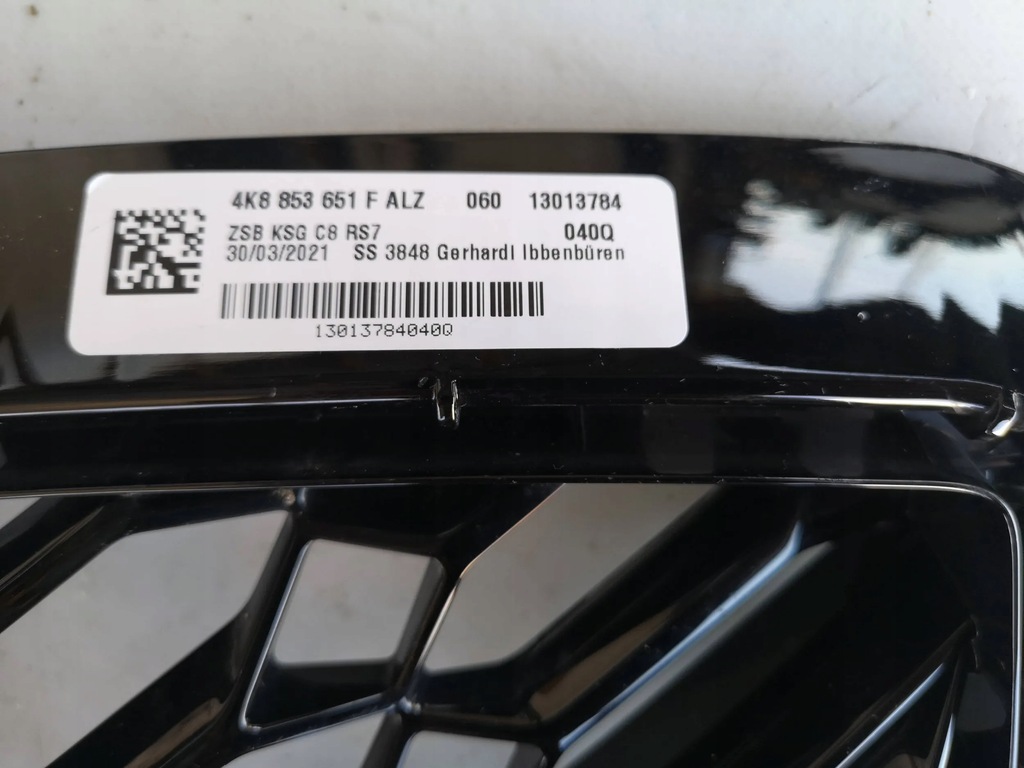 фото №15, Audi rs7 c8 4k8- решётка радиатора решётка радиатора cała