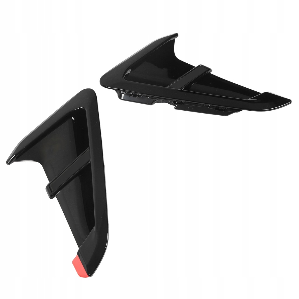 фото №16, 2 szt. блестящие чёрные боковой защита воздуховод воздуха заменители dla x4