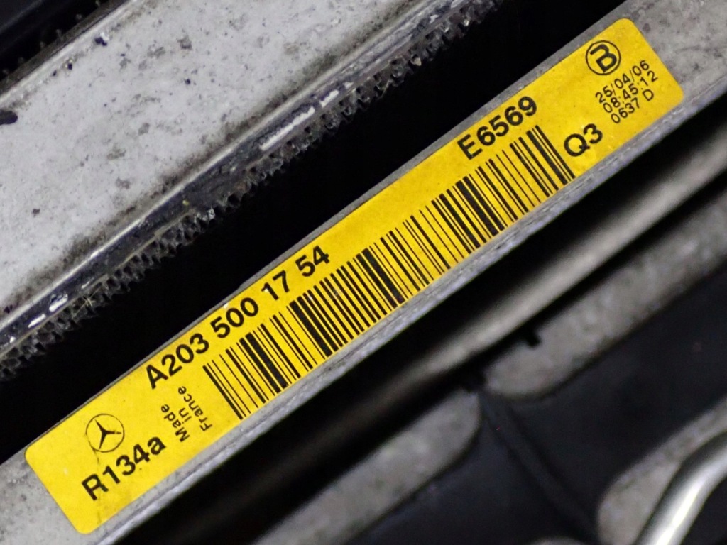 Комплект радіатор вентилятор mercedes slk 2 200 r171 1.8 a2035001754 Зі Шроту