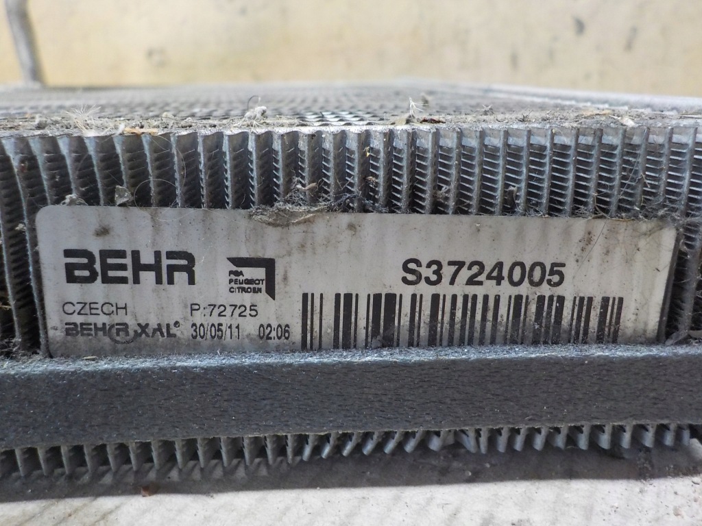 фото №3, Радиатор кондиционера 3008