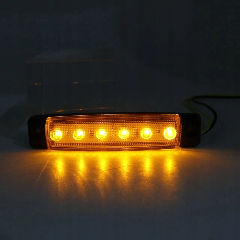 фото №6, 10szt лампа габаритний ліхтар діодна led 6 led ip65