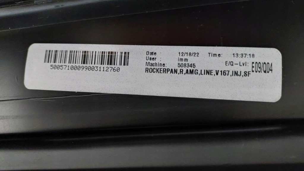 фото №13, Mercedes gle amg w167 amg молдинг порог порог правый