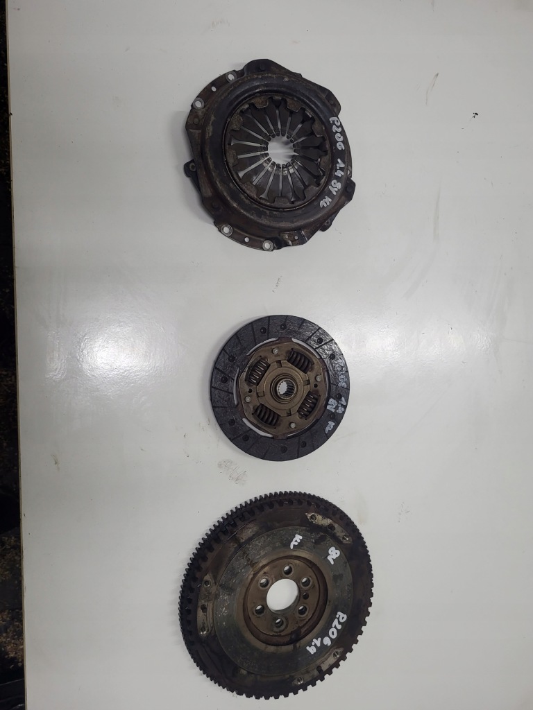 фото №1, Диск притиск колесо маховик peugeot 206 1.4 8v