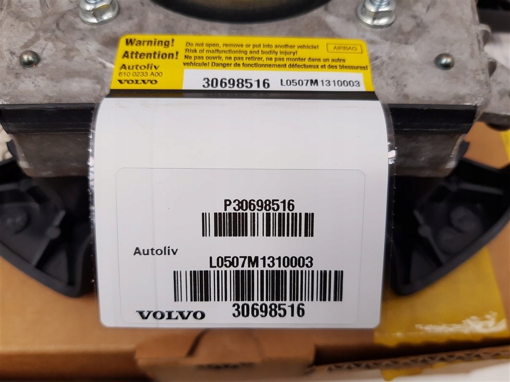 фото №7, Подушка безопасности подушка водителя volvo v70 ii d5 30698516