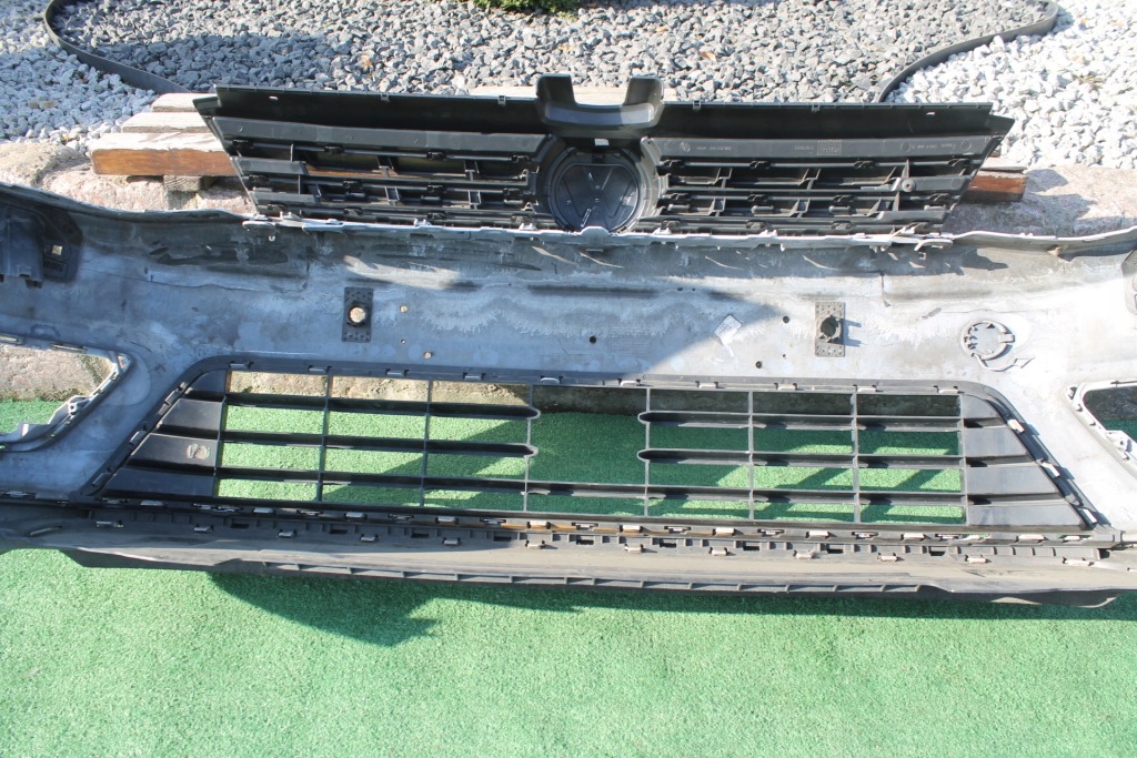 Vw golf vii 7 r-line 2012-2016 бампер передний перед решётка радиатора оригинал в Украине