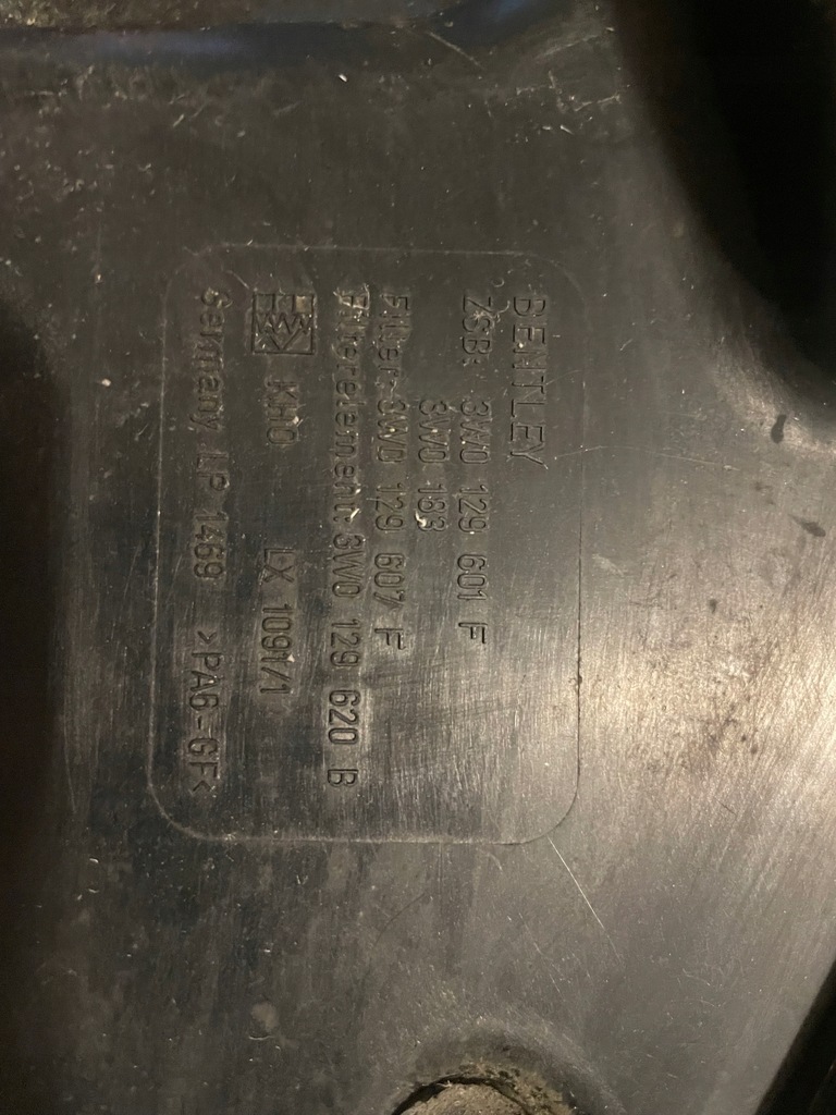 фото №5, Kpl. фільтр повітря з корпус bentley