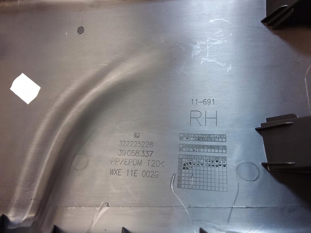 фото №14, Opel astra k hb захист поріг стійка bok правий