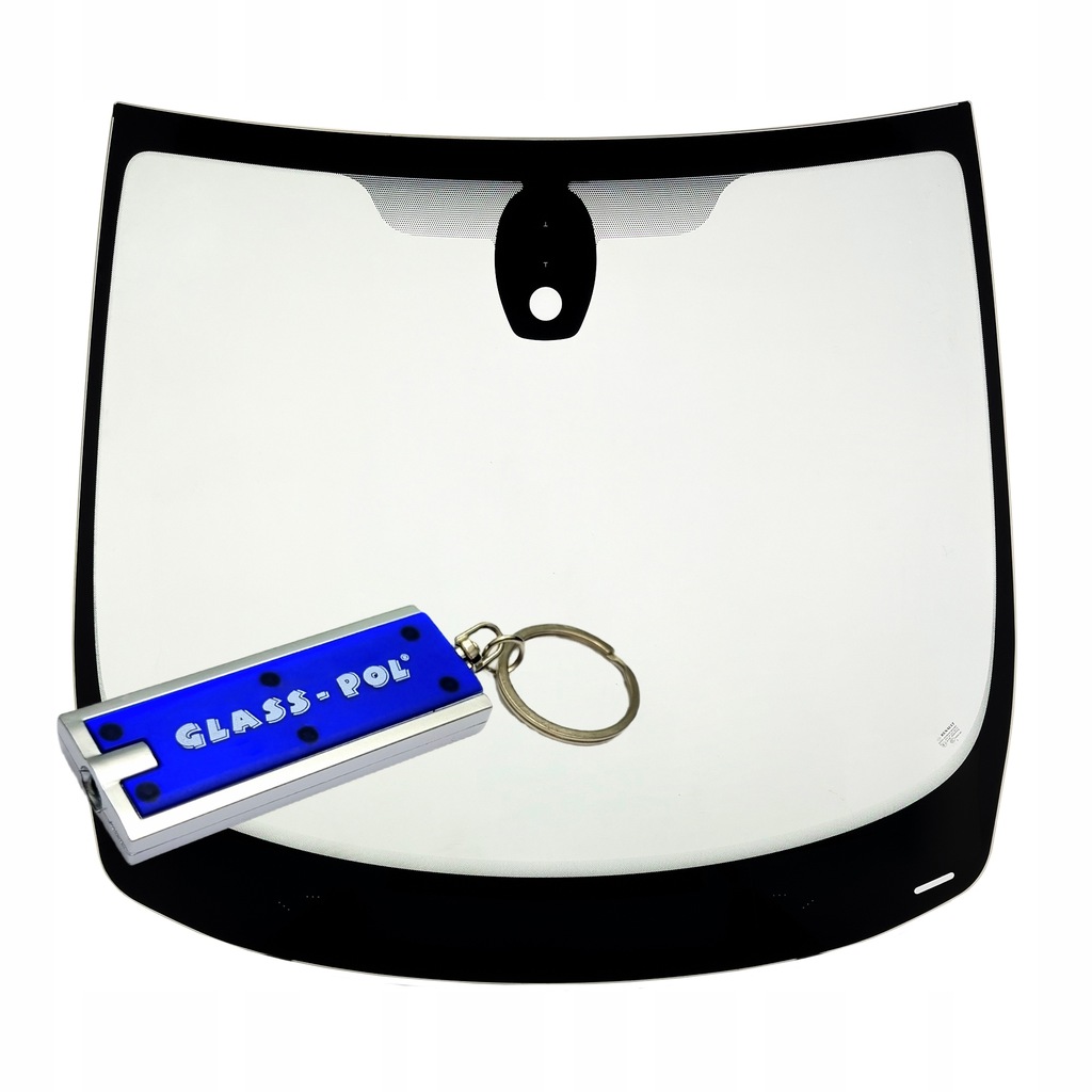 фото №1, Скло лобове передня renault zoe 2013- дзеркало датчик зелений nowa