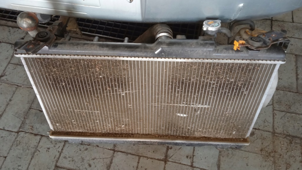 фото №1, Impreza ii 03-05 1.6 радиатор wody + вентилятор