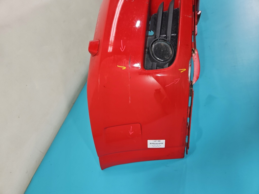 фото №13, Бампер перед opel vectra c 02-05 красный