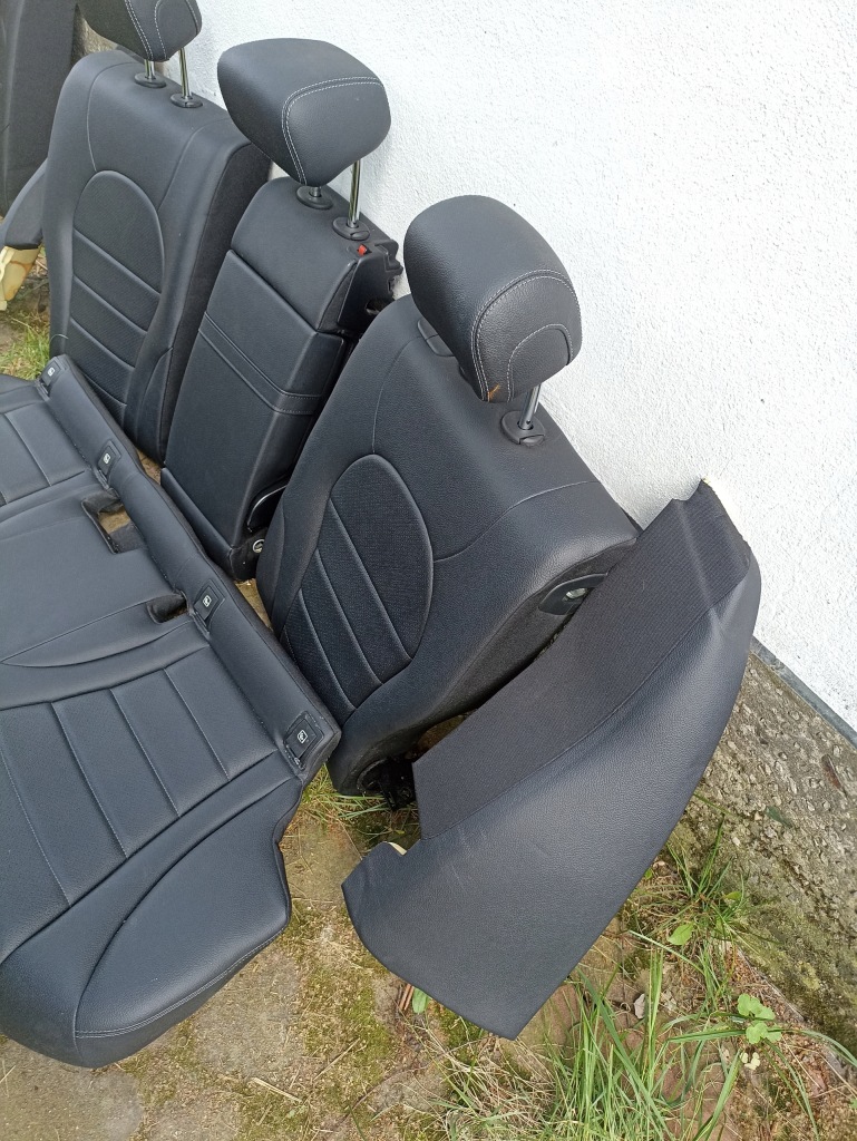 фото №15, Сидіння заднє сидіння шкіра комплект mercedes w205 c-klasa kombi uk