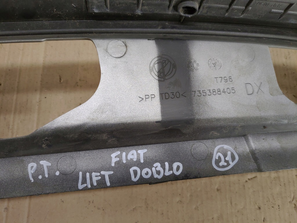 фото №6, Уголок лампы правый задняя fiat doblo i lift 612