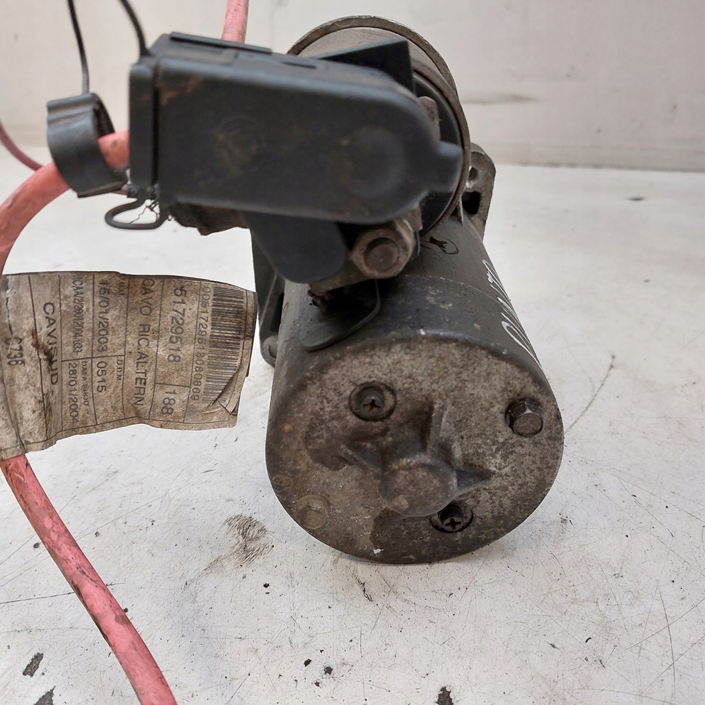 фото №6, Fiat punto 1,3 стартер denso 63101078