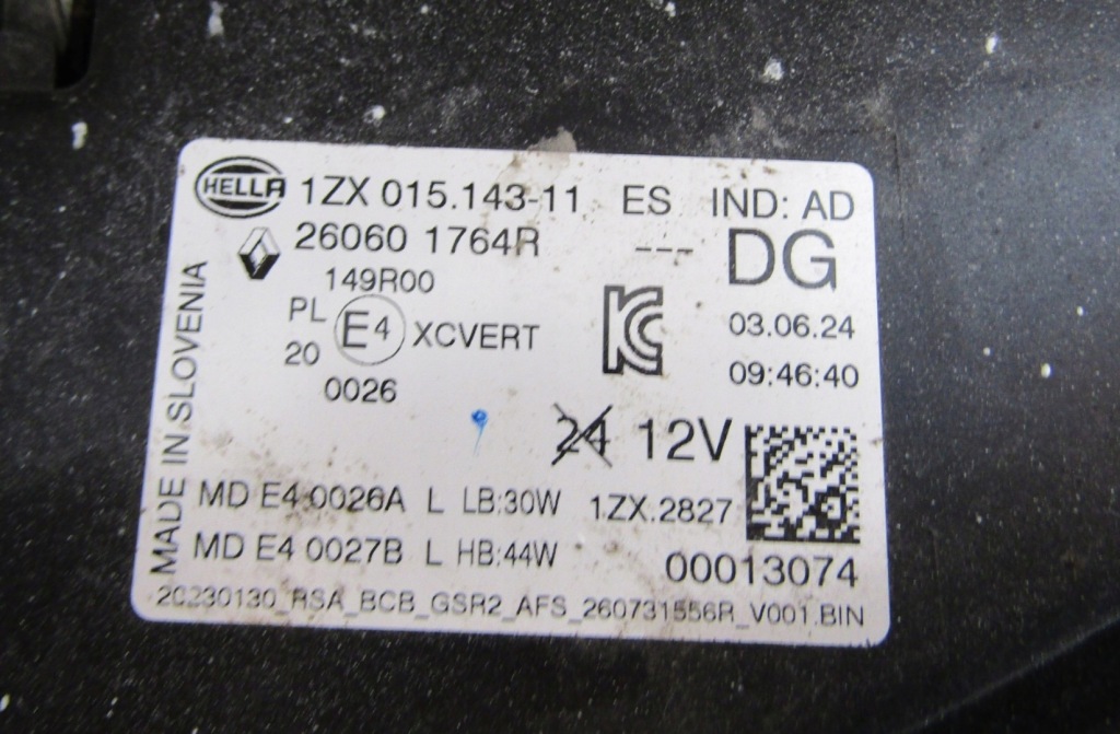 Фара перед renault megane e-tech led lh ліва 22- 2601764r Київ