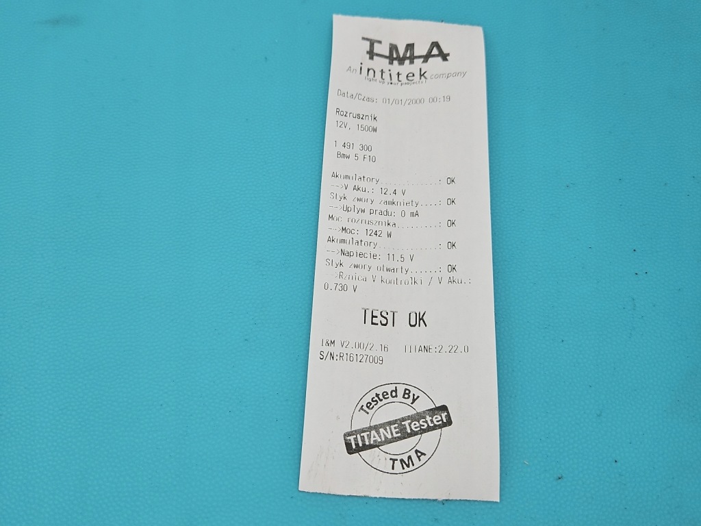 Test стартер bmw f10 f11 2.0 t 0001138050 7626546 Недорого