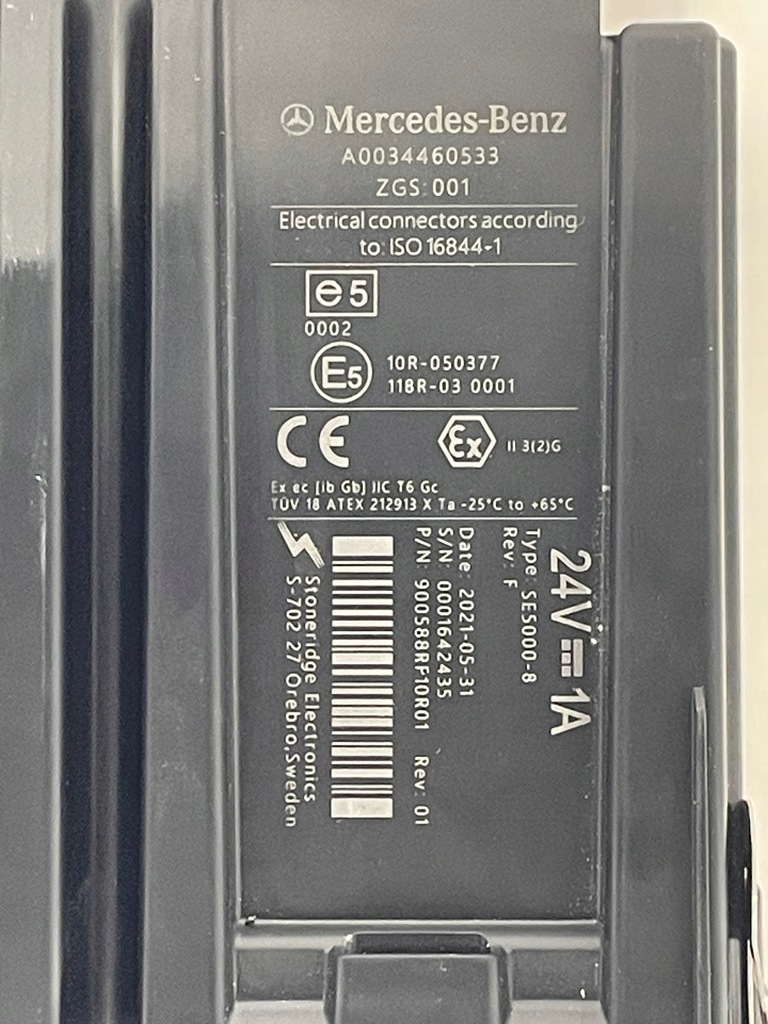 фото №9, Mercedes actros stoneridge тахограф цифровий a0034460533