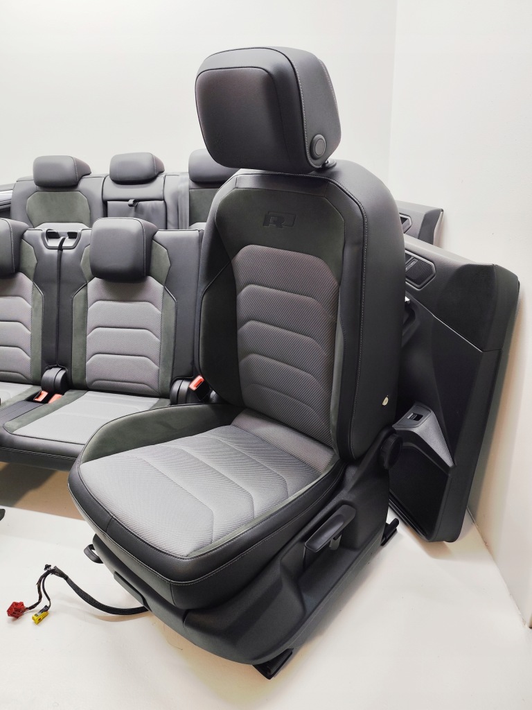 фото №2, Vw tiguan ii allspace r-line сидіння заднє сидіння обшивки 7osób комплект