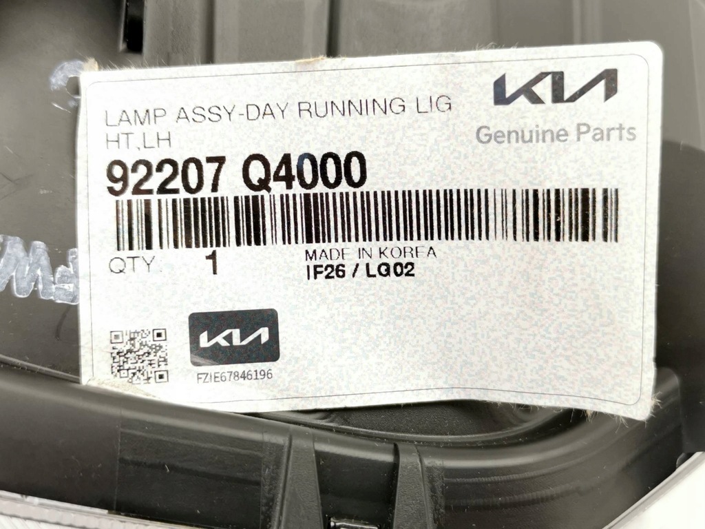 фото №11, Противотуманная фара противотуманный левый перед kia niro ev 92207q4000 новый org