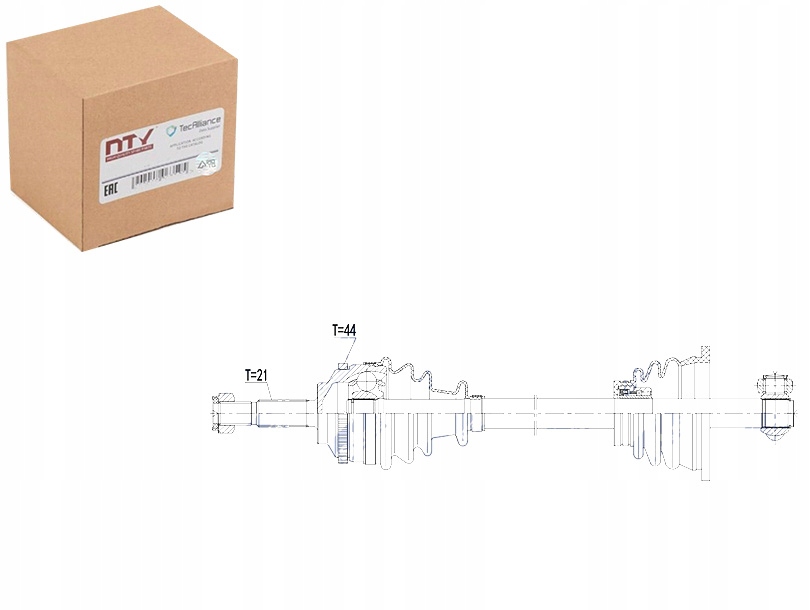 фото №1, Приводной вал приводная renault clio ii 98- thalia i ii 98- kangoo 98- twingo