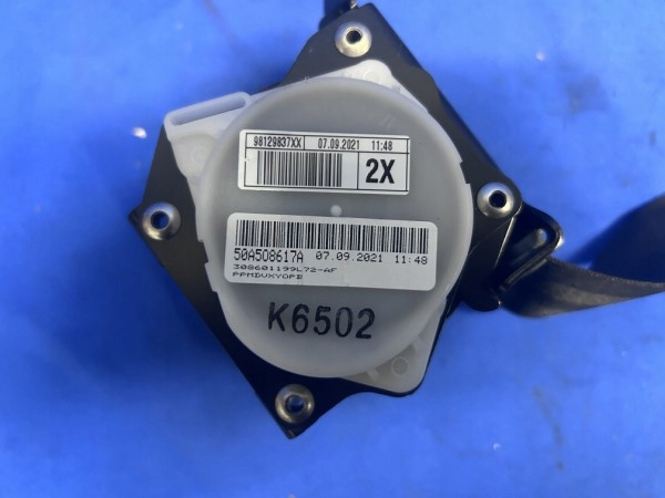 фото №4, Pas безопасности левый задняя 2rząd toyota proace ii verso