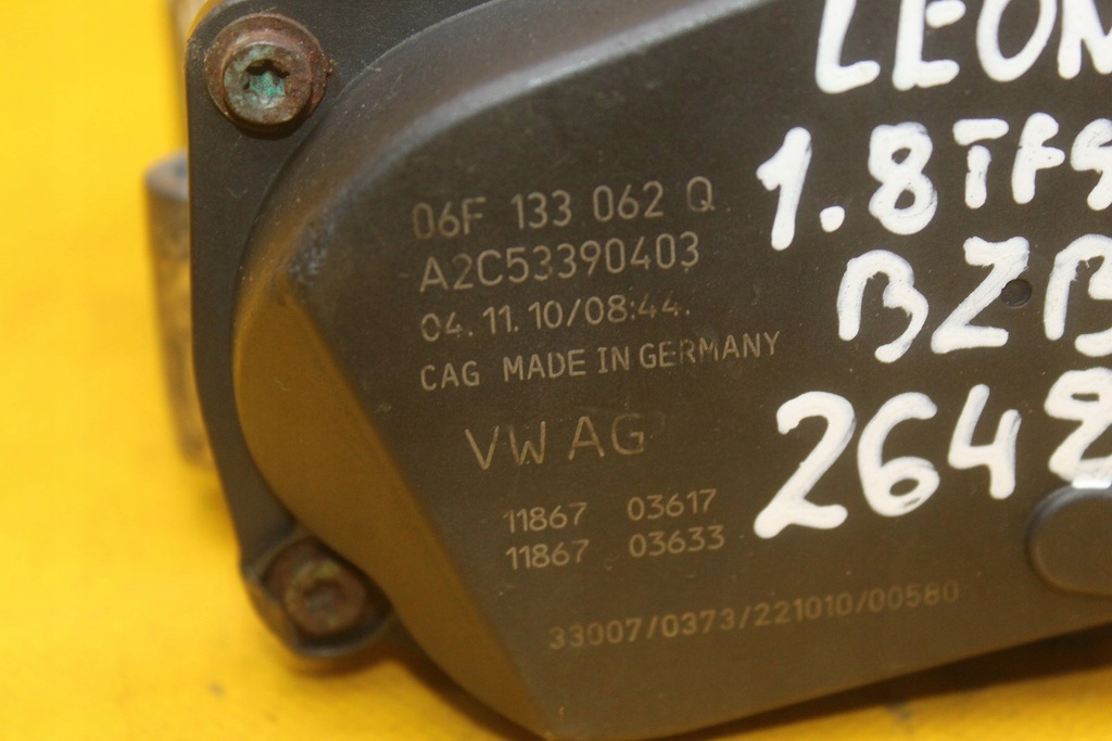 фото №7, Дроссельная заслонка seat leon ii 1.8 tfsi bzb audi skoda vw 06f133062q