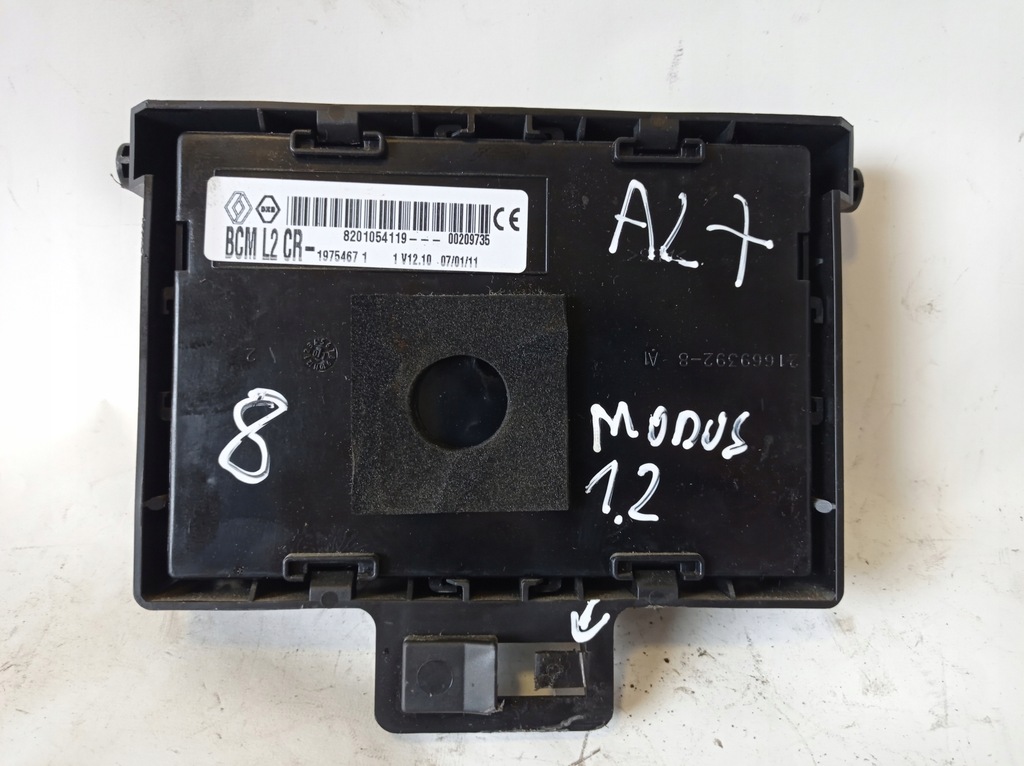 фото №5, Модуль блок керування bcm renault modus 1.2 bcml2cr