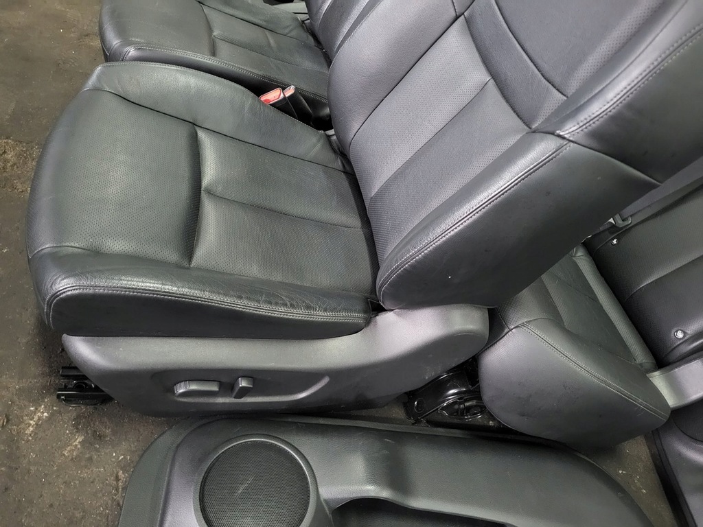 фото №7, Nissan x-trail t32 сиденье заднее сиденье обшивка сиденья обшивки czarna кожа uk