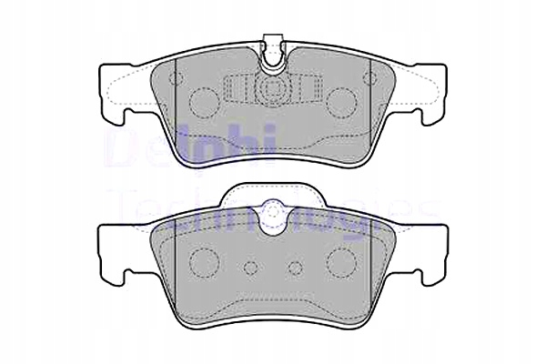 фото №2, Тормозные колодки тормозные задняя mercedes g w463 gl x164 m w164 m w166 r w251