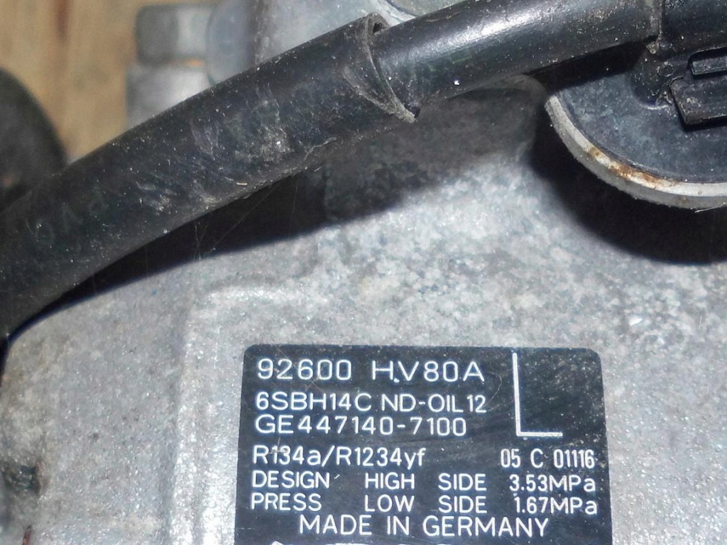 фото №6, Компрессор кондиционера nissan x-trail t32 92600hv80a ge447140-7100 6sbh14c