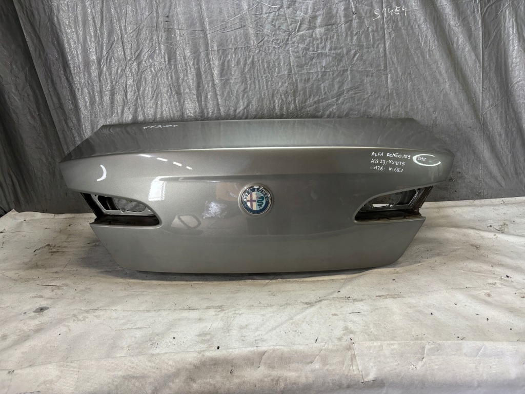 фото №1, Кришка багажника багажника alfa romeo 159 sedan k: 651