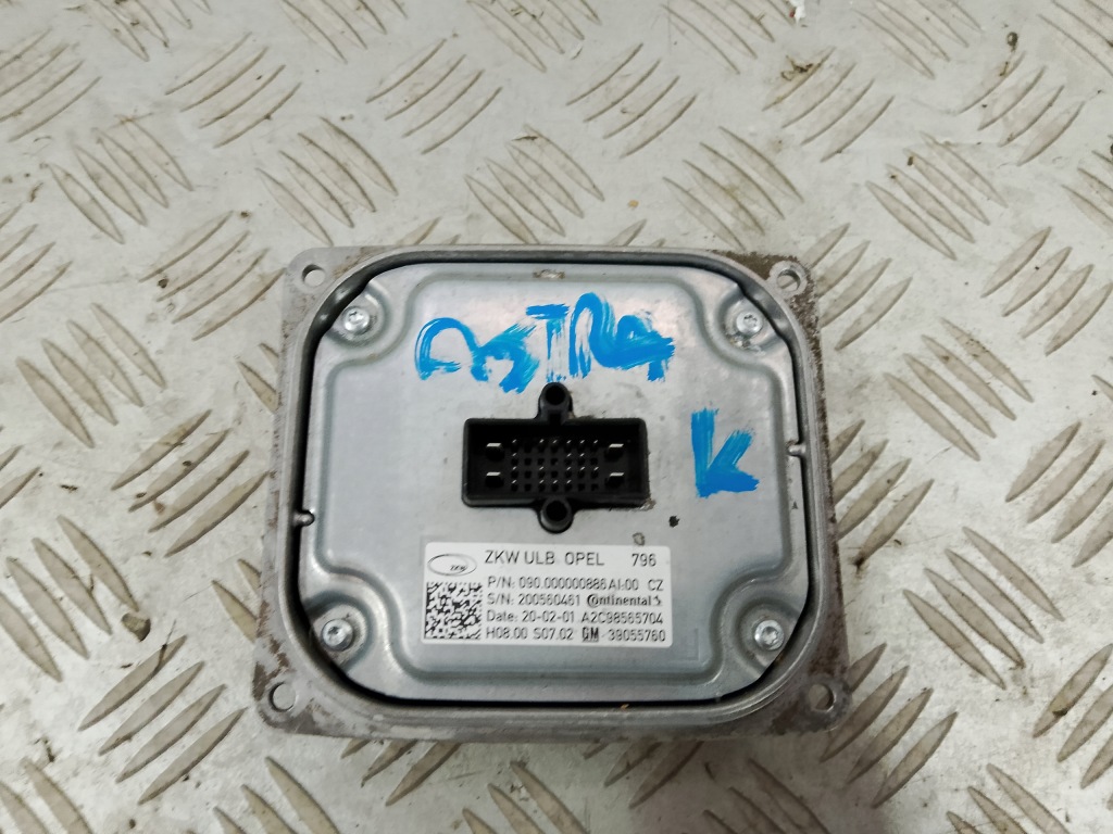фото №1, Opel astra k преобразователь модуль лампы a2c98565704