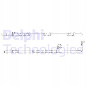 фото №1, Delphi lz0207 контакт предупредительный, износ накладок тормозных