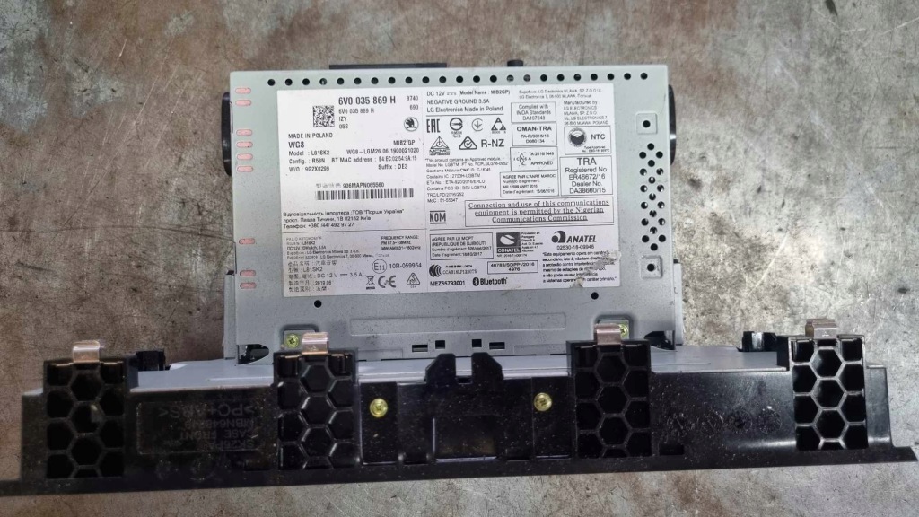 фото №5, Навігація дисплей радіо skoda fabia iii 6v0