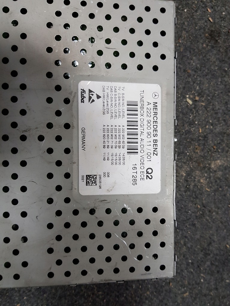 фото №1, Підсилювач тюнер 2229009011 mercedes s klasa w222