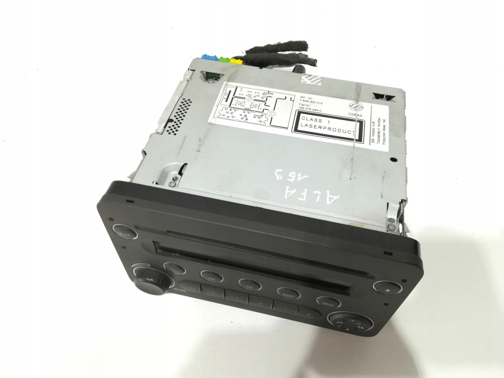 фото №2, Радио заводской alfa romeo 159