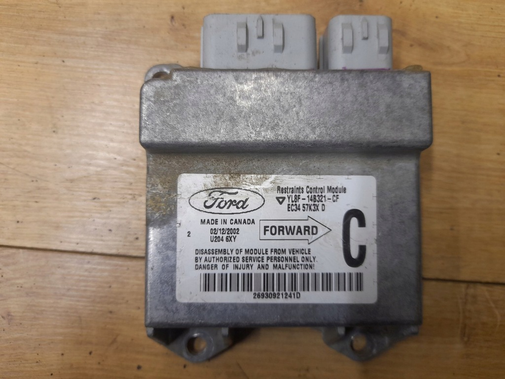 фото №1, Модуль блок управления подушек подушка безопасности mazda tribute