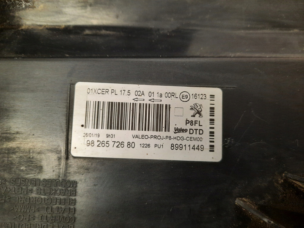 фото №10, Peugeot 3008 ii 16-24 фара правий перед лампа передня права 9826572680