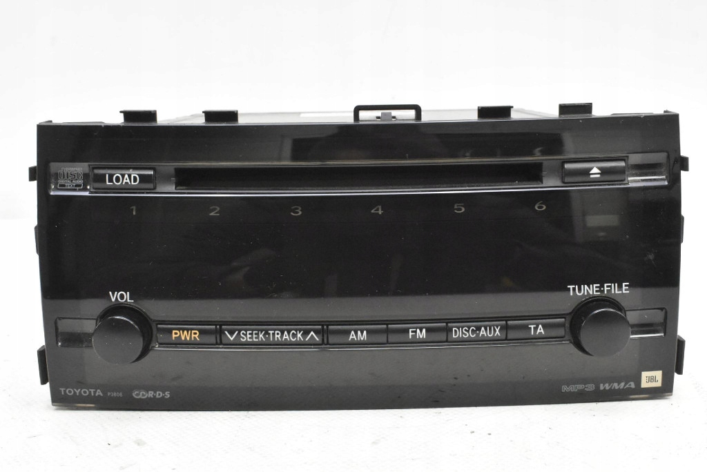 фото №1, Радіо радіопрогравач cd rds mp3 wma 86120-47230 toyota prius 2 ii xw20