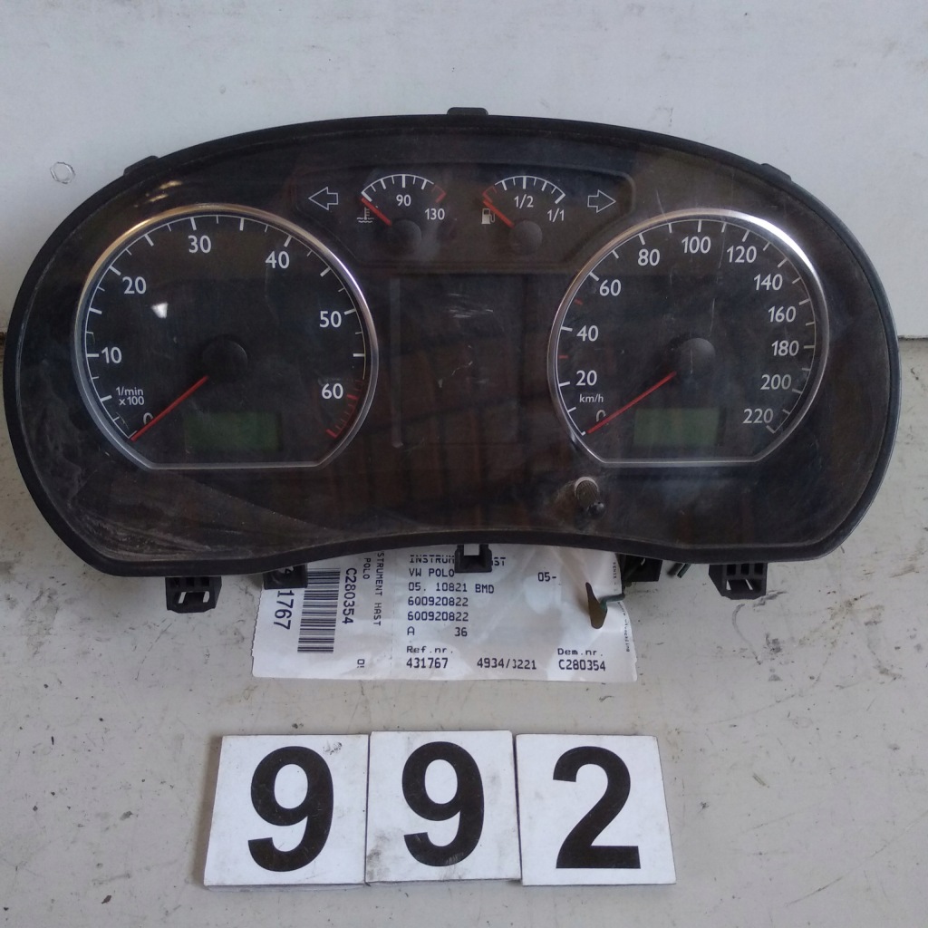 фото №1, Счетчик vw polo 6q0920822a