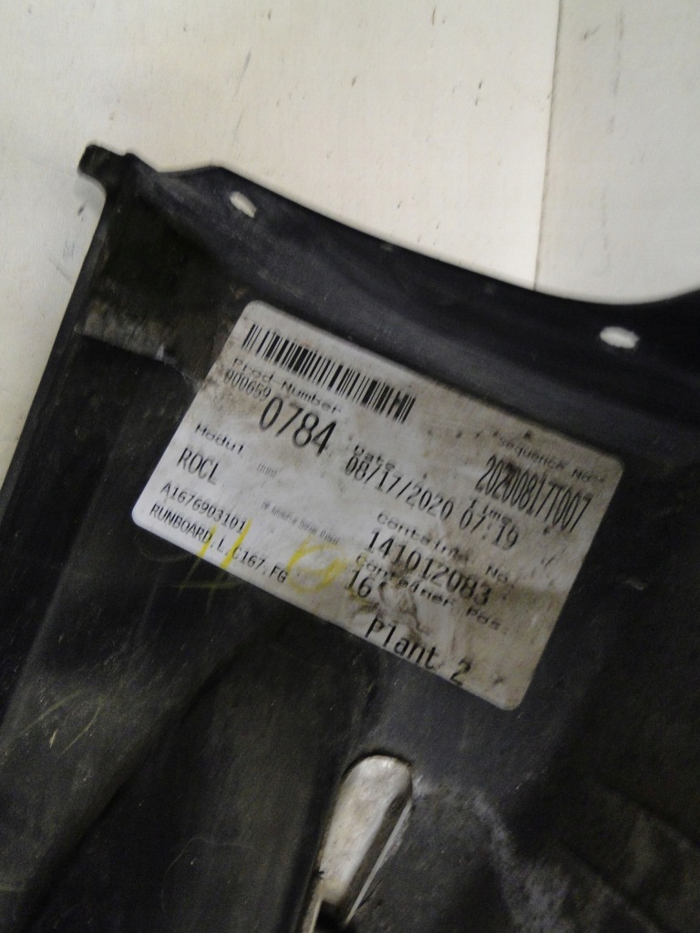 фото №11, Mercedes gle 167 w167 молдинг порог левая подножка левый